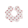 Adorable Simple Pattern Cotton Snap-on Flowers Shaped Bib
